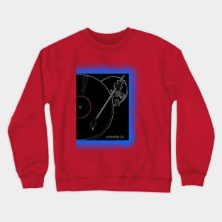 DJ Record player design Crewneck Sweatshirt